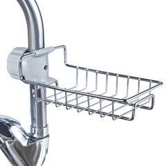 Giá cài vòi inox 304 để dụng cụ cọ xoong nồi, dẻ rửa bát