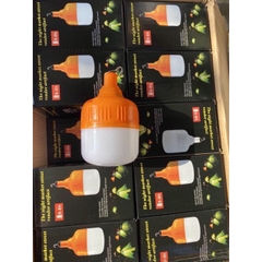 Bóng đèn LED tích điện 100w có móc treo tặng kèm bộ sạc full pin dùng đến 6h