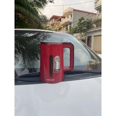 Giảm giá gốc Ấm siêu tốc GUGKOO 1,8L màu đỏ mận lõi inox 2 lớp siêu cấp