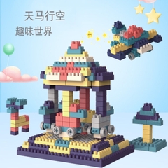 Bộ xếp hình Lego 520 chi tiết hàng loại 1 cao cấp