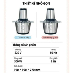 Máy xay đa năng cối inox siêu khỏe