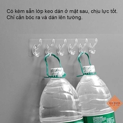 Dây 6 móc trong siêu chịu lực treo mọi thứ không cần khoan vít