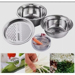 Bộ bào rau củ 3 chi tiết inox cao cấp