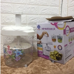 Hộp muối dưa cà Việt Nhật 5 Lít muối mọi loại dưa giòn, ngon không váng