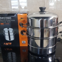Nồi hấp 3 tầng inox cao cấp