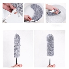 Chổi phủi bụi, quét trần gấp gọn cán có thể kéo dài đến 3m