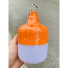 Bóng đèn LED tích điện 100w có móc treo tặng kèm bộ sạc full pin dùng đến 6h