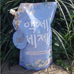 Bịch 2000ml nước giặt xả Blue hương thảo mộc