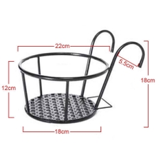 Giá treo hoa ban công sơn tĩnh điện chống rỉ