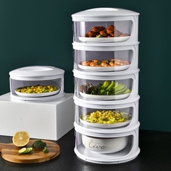 Bộ lồng bàn 5 tầng gấp gọn siêu tiện dụng