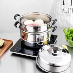 Nồi hấp 3 tầng inox cao cấp