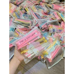 set 20 bút bi mực đen hình thú siêu xinh TẶNG kèm túi bút trong có móc