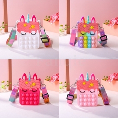 Túi Pop it hình ngựa Pony đầy màu sắc cho bé