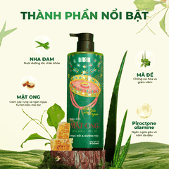 Bộ Đôi Gội Xả Mật Ong NARA 500ML Hỗ Trợ Mọc Tóc, Phục Hồi Hư Tổn Và Cải Thiện Tình Trạng Gàu Ngứa