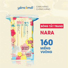 Bông Tẩy Trang Cotton Pads NARA 3 Lớp 160 Miếng