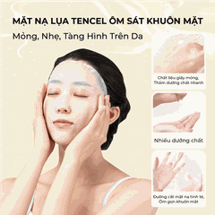 Mặt Nạ Lụa Dưỡng Trắng Cấp Ẩm Da NARA Nano Nghệ Mật Ong