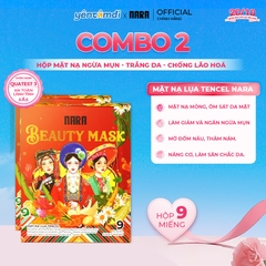 Combo 2 Hộp Mặt Nạ Lụa NARA  – Giảm Mụn, Dưỡng Trắng, Phục Hồi Da