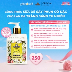 Sữa Dưỡng Thể Tone Up Nâng Tông Ban Ngày Dê la Beauté Hương Nước Hoa Sáng Trắng Dưỡng Ẩm Đa Tầng 250ML