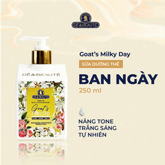 Sữa Dưỡng Thể Tone Up Nâng Tông Ban Ngày Dê la Beauté Hương Nước Hoa Sáng Trắng Dưỡng Ẩm Đa Tầng 250ML