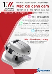 Mắc cài tự đóng cánh cam cải tiến Ludwig