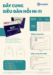 Dây cung siêu đàn hồi Ni-Ti