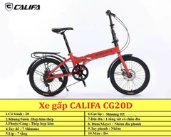 Xe đạp gấp CALIFA - CG20D