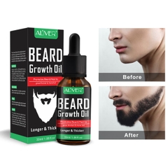 Tinh Dầu Tăng Trưởng Râu Hữu Cơ Tự Nhiên Cho Nam Giới Aliver Beard Growth Oil 30Ml