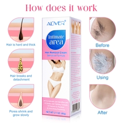 Kem tẩy lông vùng kín dành cho nữ Aliver Intimate Hair Removal Cream