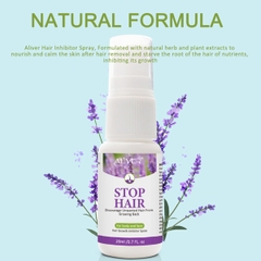 Xịt tẩy lông tự nhiên và ức chế mọc lại Aliver Stop Hair Growth Inhibitor Spray