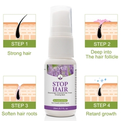 Xịt tẩy lông tự nhiên và ức chế mọc lại Aliver Stop Hair Growth Inhibitor Spray