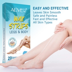 Dụng cụ tẩy lông tại nhà dành cho nữ Aliver Waxing Strips 40 chiếc