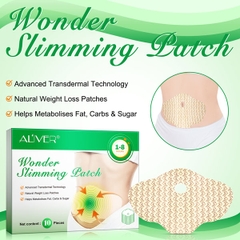 Miếng dán đốt mỡ tự nhiên Aliver Wonder Slimming Patch