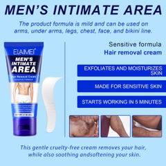 Kem tẩy lông thô trên cơ thể nam giới Elaimei Hair Removal Cream For Men's Intimate Area