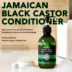 Dầu xã bổ sung biotin tăng mọc tóc sâu Aliver Jamaican Black Castor Conditioner