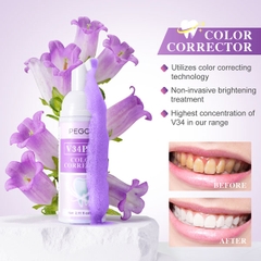 Kem đánh răng làm trắng răng, làm sạch vết ố vàng Pegciz V34 Color Corrector