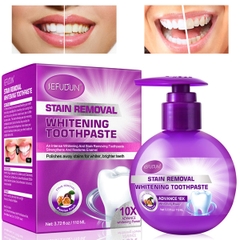 Kem làm trắng, sạch vôi răng dễ dàng Sefudun Stain Removal Whitening Toothpaste