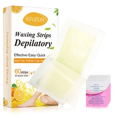 Miếng Dán Tẩy Lông Sợi Giấy Chất Lượng Cao Sefudun Waxing Strips Depilatory