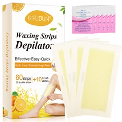 Miếng Dán Tẩy Lông Sợi Giấy Chất Lượng Cao Sefudun Waxing Strips Depilatory