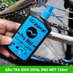 Dầu tra xích xe đạp ZEFAL PRO WET 120ml