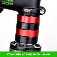 Vòng chêm pô tăng xe đạp NHÔM 10mm