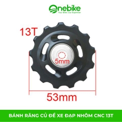 Bánh răng củ đề xe đạp nhôm CNC 13T