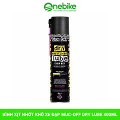 Bình xịt nhớt khô xe đạp MUC-OFF DRY LUBE 400ml