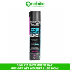 Bình xịt nhớt ướt xe đạp MUC-OFF WET WEATHER LUBE 400ml