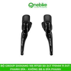 Bộ group SHIMANO 105 R7120 50-34T 170mm 11-34T- Phanh đĩa - Không BB & Đĩa phanh