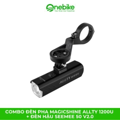 Combo đèn pha MAGICSHINE ALLTY 1200U + đèn hậu SEEMEE 50 V2.0