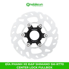 Đĩa phanh xe đạp SHIMANO SM-RT70 Center lock Fullbox