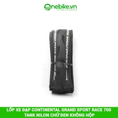 Lốp xe đạp CONTINENTAL GRAND SPORT RACE 700 tank Nilon chữ trắng không hộp