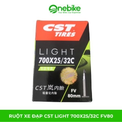 Ruột xe đạp CST LIGHT 700x25/32c FV80