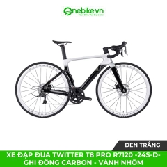 Xe đạp đua TWITTER T8 Pro R7120 -24S-D- Ghi đông Carbon - Vành nhôm