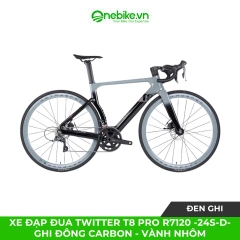 Xe đạp đua TWITTER T8 Pro R7120 -24S-D- Ghi đông Carbon - Vành nhôm